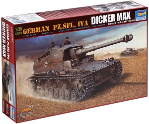 Немски танк - Pz.Sfl.IVa "Dicker Max" - Сглобяем модел - макет