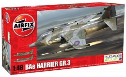 Изтребител - BAe Harrier GR.3 - Сглобяем авиомодел - макет