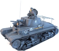 Танк - Panzer 35(t) German Command Tank - Сглобяем модел - макет