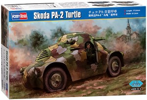 Военен автомобил - Skoda PA - 2 Turtle - Сглобяем модел - макет
