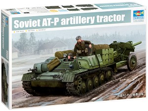 Съветски артилериен трактор - AT-P - Сглобяем модел - макет
