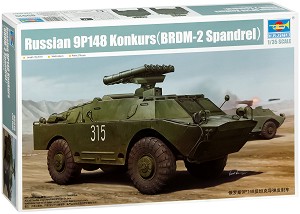Руски бронетранспортьор - 9П148 Конкурс / БРДМ-2 - Сглобяем модел - макет