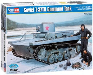 Съветски команден танк - Т-37ТУ - Сглобяем модел - макет