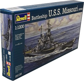Военен кораб - U.S.S Missouri - Сглобяем модел - макет