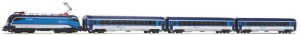 Пътнически влак с електрически локомотив - Railjet CD - Аналогов стартов комплект с релси - макет