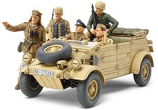 Военен джип - German Kubelwagen 82 Ramcke Parachute Brigade - Сглобяем модел - макет