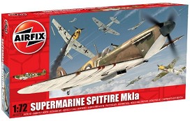 Военен самолет - Supermarine Spitfire MkIa - Сглобяем авиомодел - макет