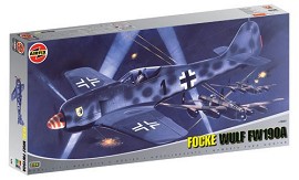 Изтребител - Focke Wulf Fw-190A - Сглобяем авиомодел - макет