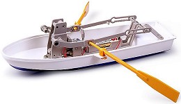 Лодка с гребла - Сглобяем модел с мотор - макет