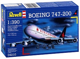 Пътнически самолет - Boeing 747-200 - Сглобяем авиомодел - макет