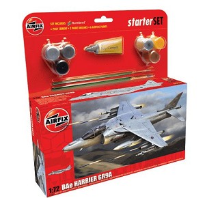 Изтребител - BAe Harrier GR9 - Сглобяем модел - голям стартов комплект - макет