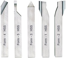 Комплект от мини стругарски ножове 8 x 8 mm - Инструменти за моделизъм - продукт