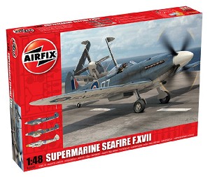 Военен самолет - Supermarine Seafire F.XVII - Сглобяем авиомодел - макет