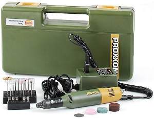 Комплект мини бормашина/шлифовалка 50/Е с адаптер и накрайници - Инструменти за моделизъм - продукт