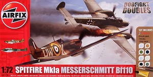   - Messerschmitt Bf110C/D  Supermarine Spitfire MkIa -    -      - 