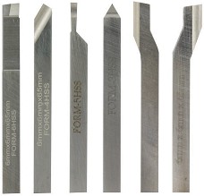 Комплект от мини стругарски ножове 6 x 6 mm - Инструменти за моделизъм - продукт